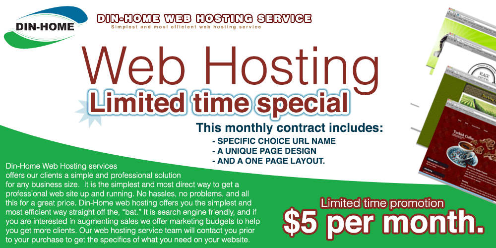 Custom Websites Special Offer