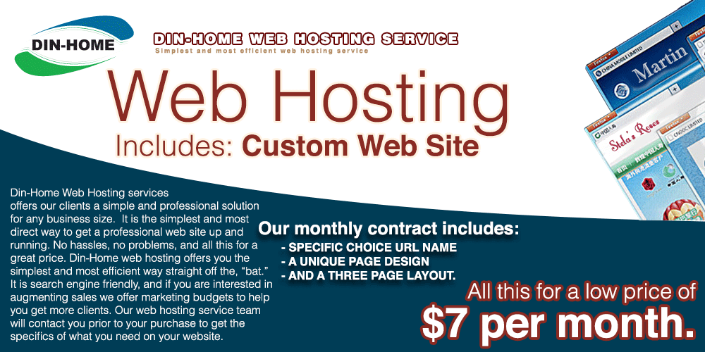 Web Sites and Hosting Service